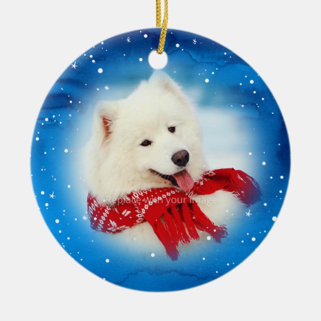 Personalised Pet Ornaments | Photo Christmas (Front)