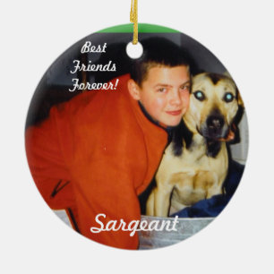Personalised Pet Ornaments-Remembrance Ceramic Tree Decoration