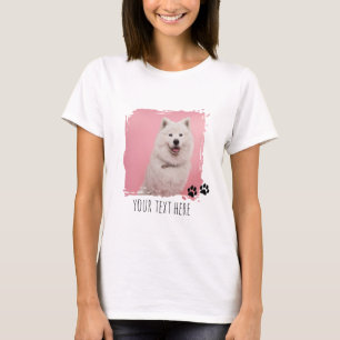 Personalised Pet Paws Photo Cup Custom Picture T-Shirt