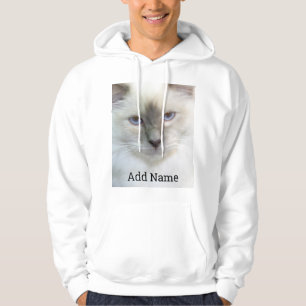 Personalised Pet Photo and Name Customised Men's Hoodie