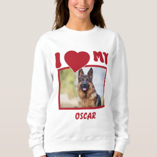  Personalised Pet Photo and Name Sweatshirt