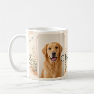 Personalised Pet Photo and Name Watercolor Mug