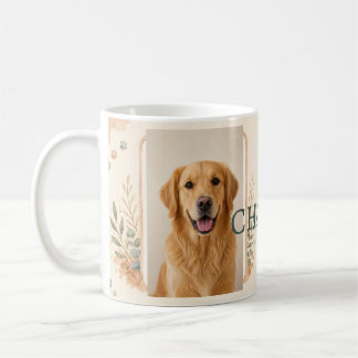 Personalised Pet Photo and Name Watercolor Mug
