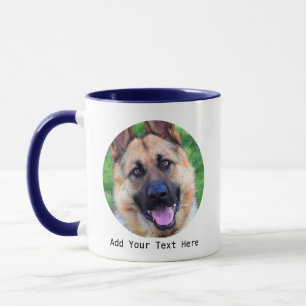 Personalised Pet Photo and Text Coffee Mug