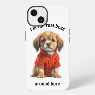 Personalised Pet Photo Boss Dog iPhone 13 Case