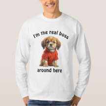 Personalised Pet Photo Boss Dog