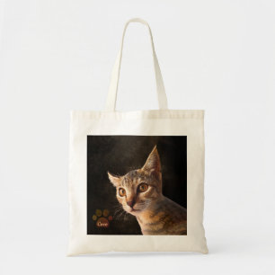 Personalised Pet Photo Cat Dog Keepsake Template Tote Bag