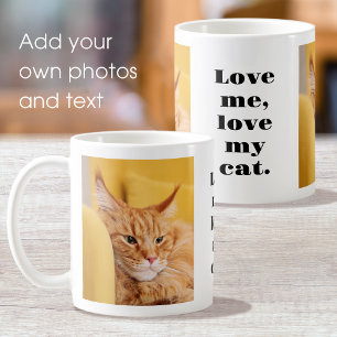 Personalised Pet Photo Cat Kitty Lover Coffee Mug