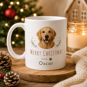 Personalised Pet Photo Christmas Gift Mug