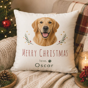 Personalised Pet Photo Christmas Gift Pillow