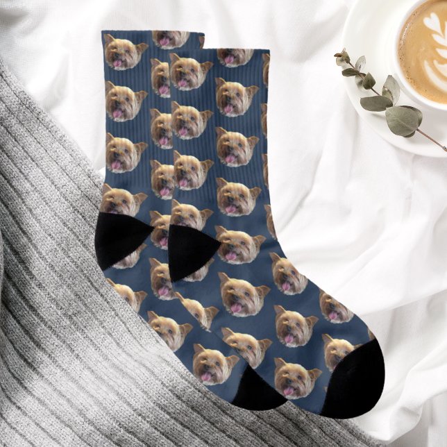Personalised Pet Photo Christmas Present Socks (Creator Uploaded)