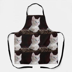 Personalised Pet Photo Collage Cat Lover Apron