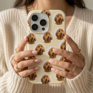 Personalised Pet Photo Custom Dog Face iPhone 15 Pro Case