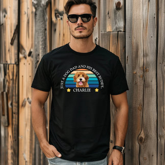 Personalised Pet Photo Dog Dad T-Shirt