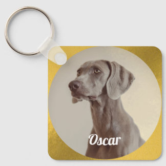 Personalised Pet Photo Dog Lover Keepsake Keychain