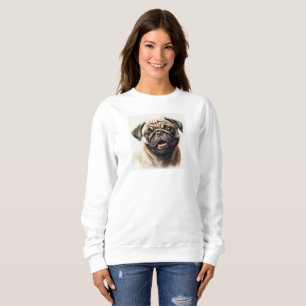Personalised Pet Photo Dog Lover Keepsake Pug dog Sweatshirt