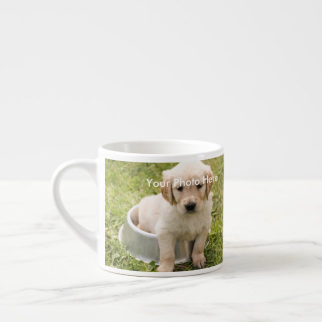 Personalised Pet Photo Espresso Mug (Left)