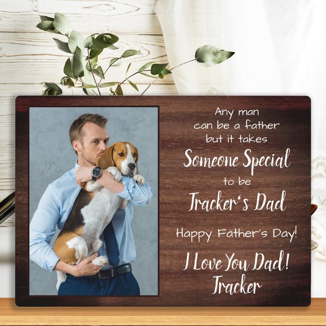 Personalised Pet Photo Father's Day Dog Dad Plaque (Creator Uploaded)