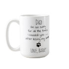 Personalised Pet Photo Funny Dog Dad Coffee Mug