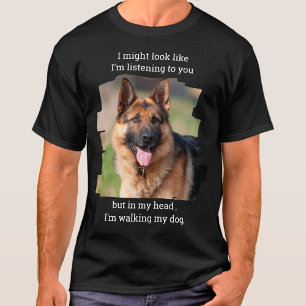 Personalised Pet Photo Funny Dog Dad T-Shirt