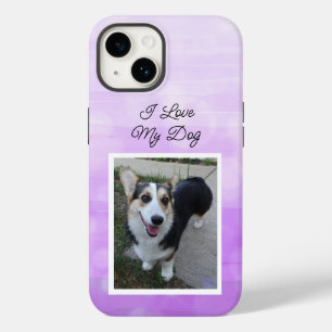 Personalised Pet Photo I Love my Dog     Case-Mate iPhone 14 Case