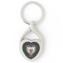 Personalised Pet Photo Keepsake Dog Lover Keychain