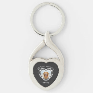 Personalised Pet Photo Keepsake Dog Lover Keychain