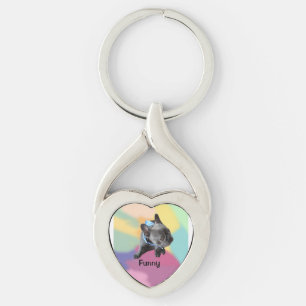 Personalised Pet Photo Keepsake Dog Lover Keychain