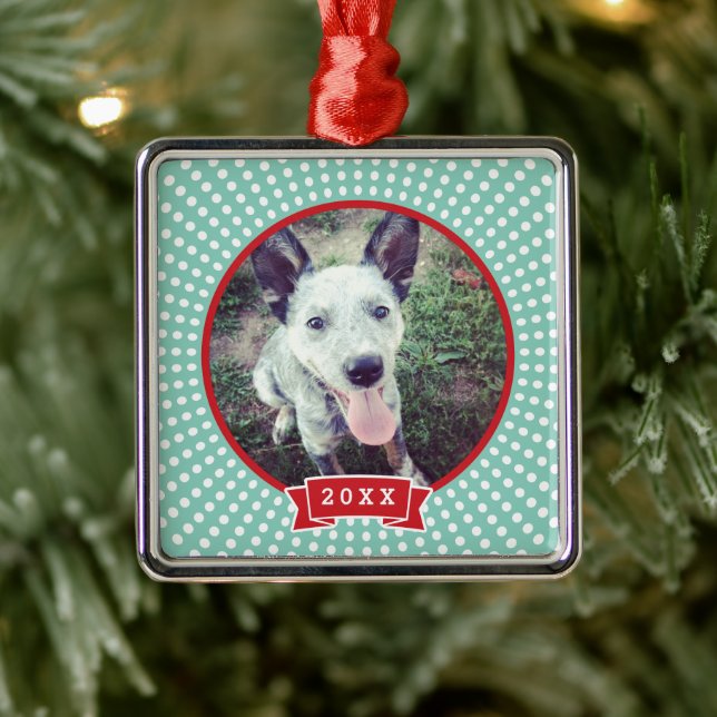 Personalised Pet Photo Keepsake Ornament (Tree)