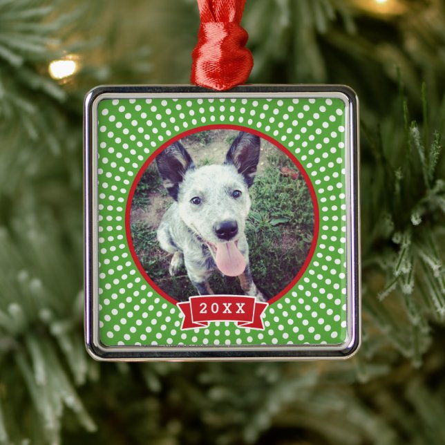 Personalised Pet Photo Keepsake Ornament (Tree)