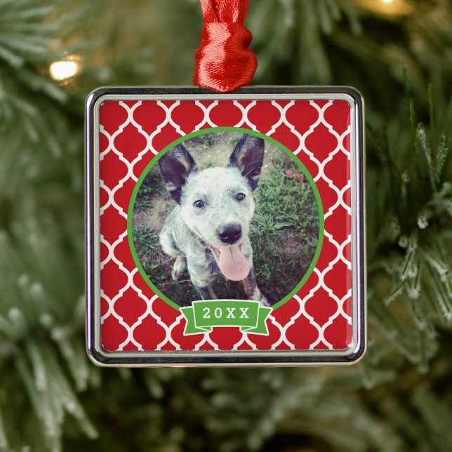Personalised Pet Photo Keepsake Ornament (Tree)