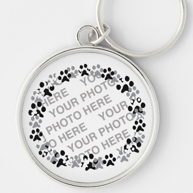 Personalised Pet Photo Key Ring (Front)