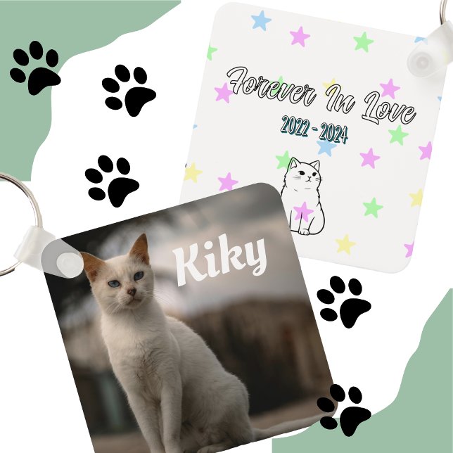 Personalised Pet Photo Key Ring (Creator Uploaded)