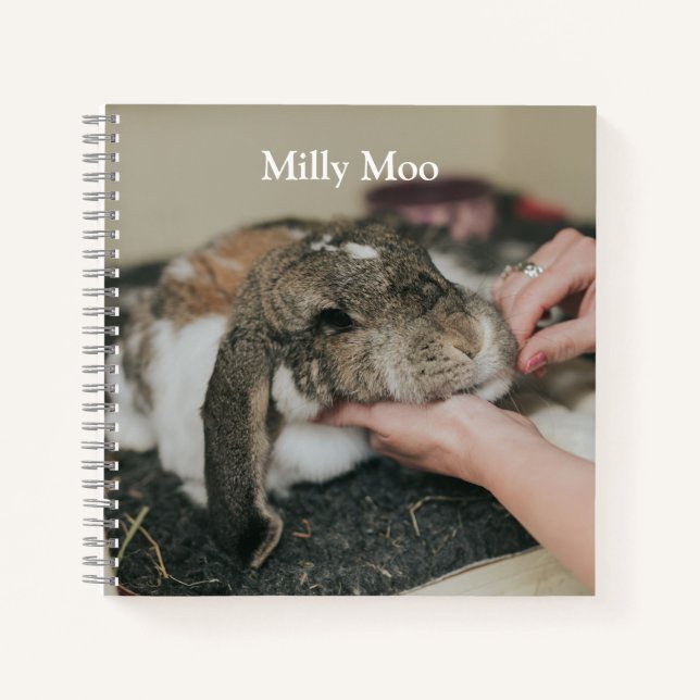 Personalised Pet Photo  Notebook (Front)