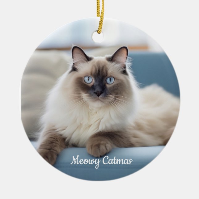 Personalised Pet Photo Ornament (Front)