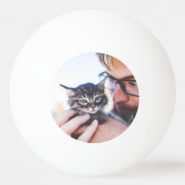 Personalised Pet Photo  Ping Pong Ball (Front)