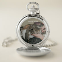Personalised Pet Photo Pocket Watch