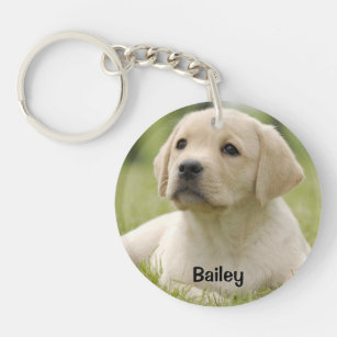 Personalised Pet Photo Puppy Dog Lover Keepsake Key Ring