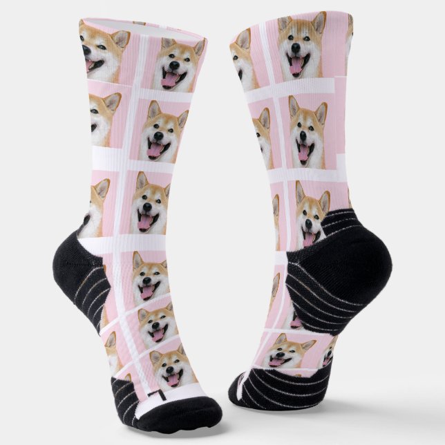 Personalised Pet Photo Socks (Angled)
