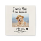 Personalised Pet Photo Thank You Dog Wedding