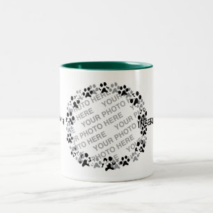 Personalised Pet Photo Two-Tone Coffee Mug