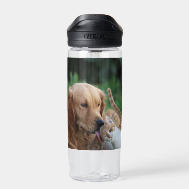 Personalised Pet Photo Water Bottle (Back)