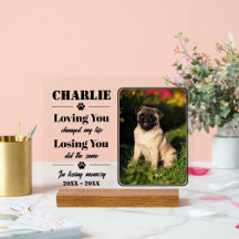 Personalised Pet Portrait Memorial Remembrance 