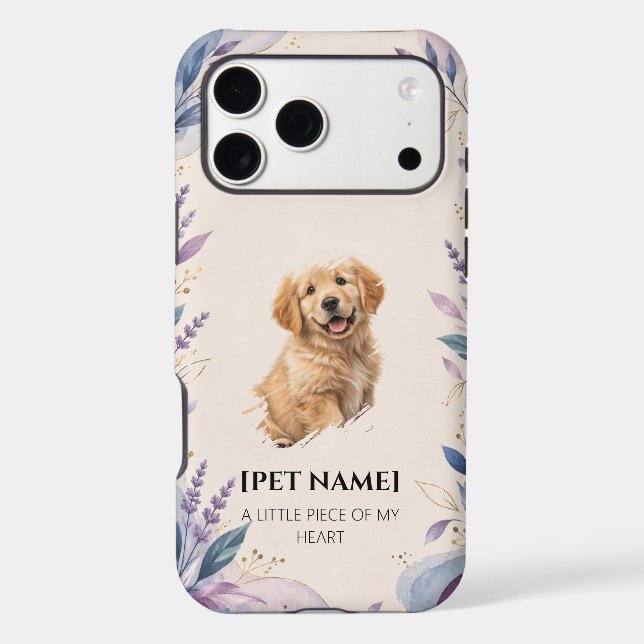 Personalised Pet Portrait Phone Case (Back)