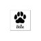 Personalised Pet Signature Paw Print Rubber Stamp
