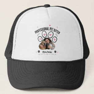 Personalised Pet Sitter Photo & Name Trucker Hat