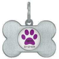 Personalised Pet Tag/Paw Print