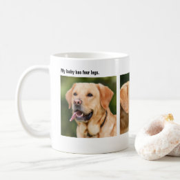 Personalised Pet Three Photo Coffee Coffee Mug