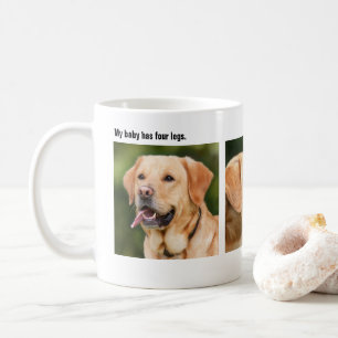Personalised Pet Three Photo Coffee Mug