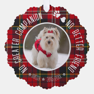Personalised Pet Xmas Tree Memorial Ornament